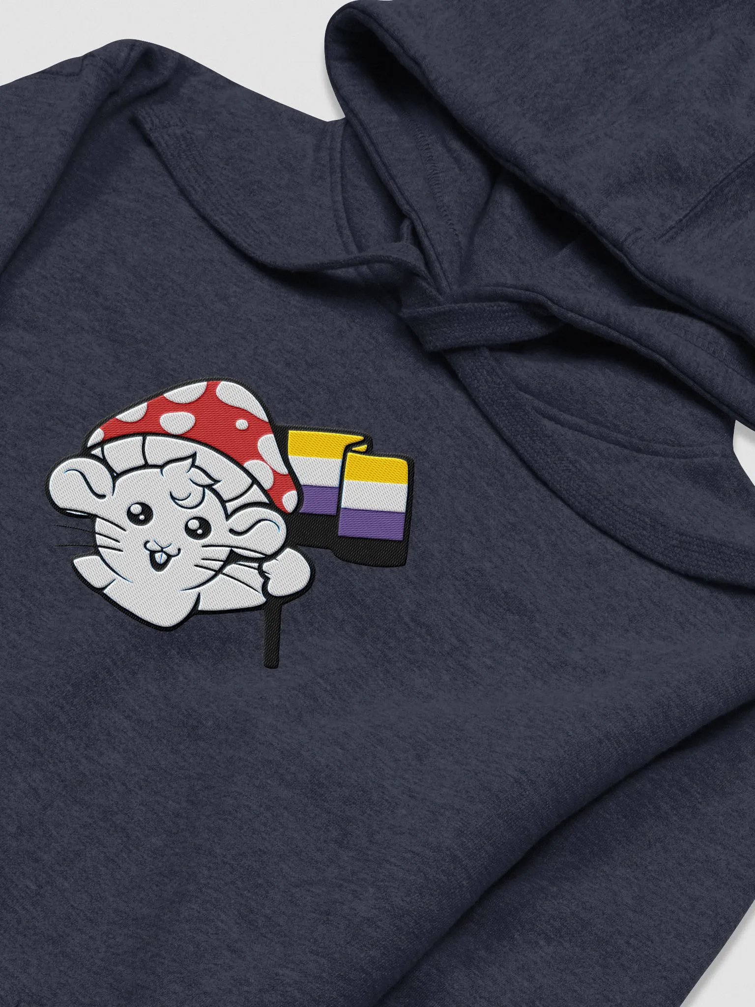 Nonbinary pride Hoodie ♥ product image (3)
