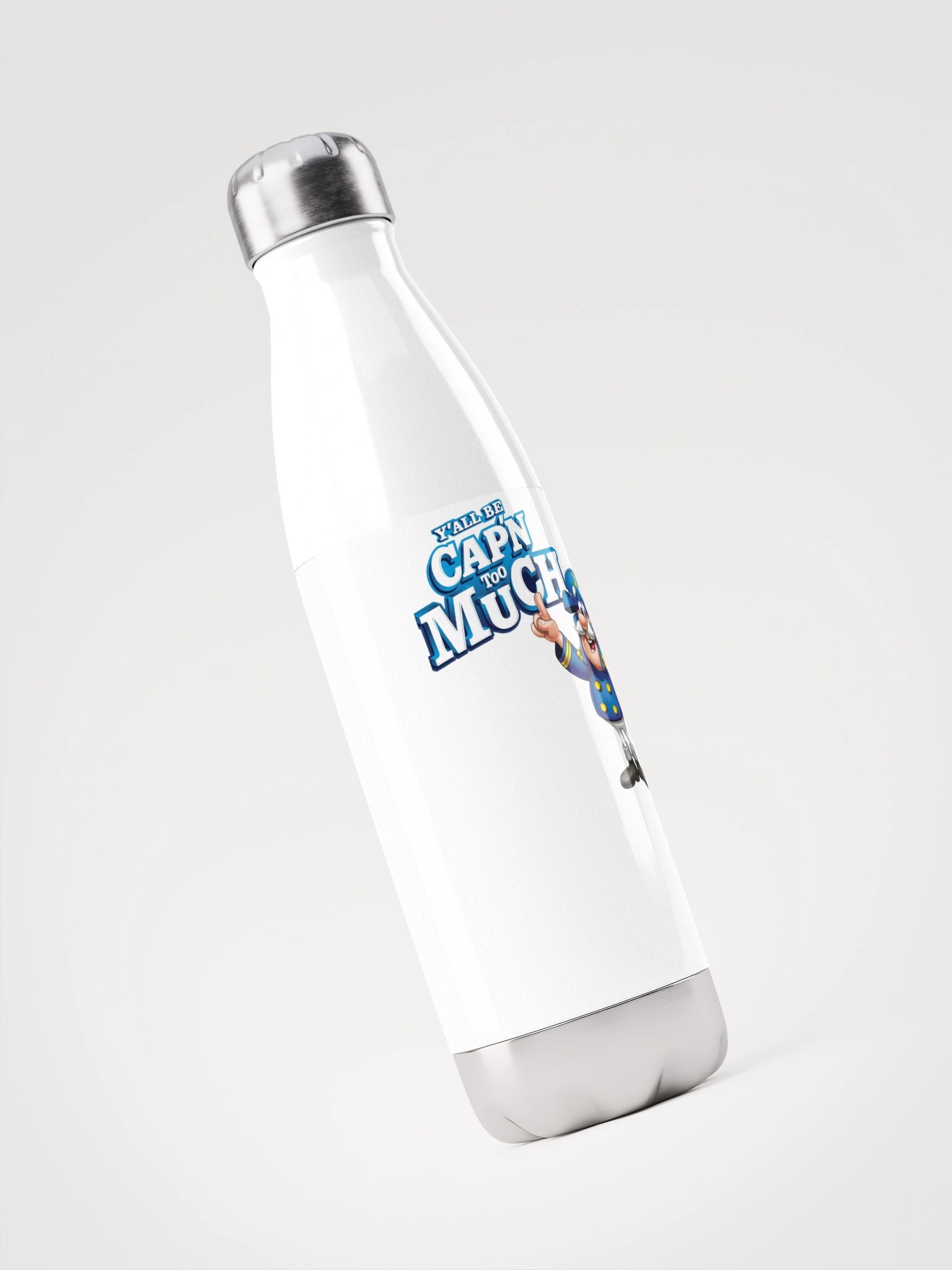 Cap'n Too Much Stainless Steel Water Bottle product image (3)