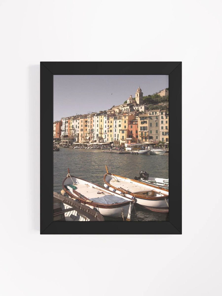 Porto Venere Boats - Framed High-Quality Matte Poster product image (4)