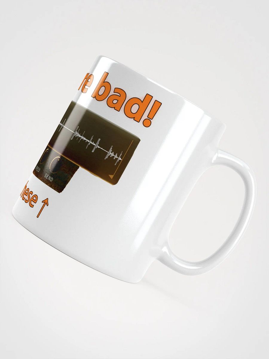 Loops are bad! White Coffee cup product image (4)