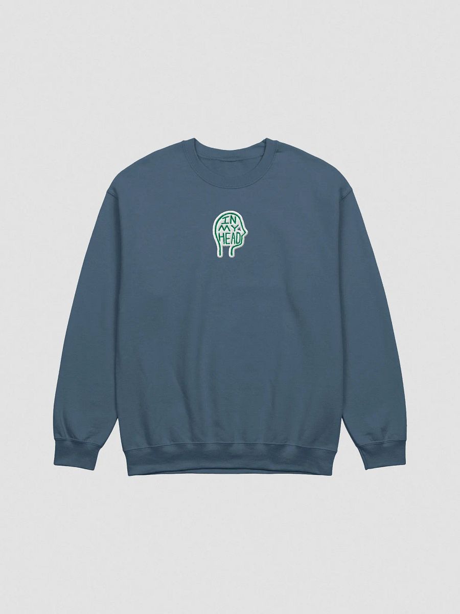 In My Head embroidered crewneck (green bubble design) product image (4)