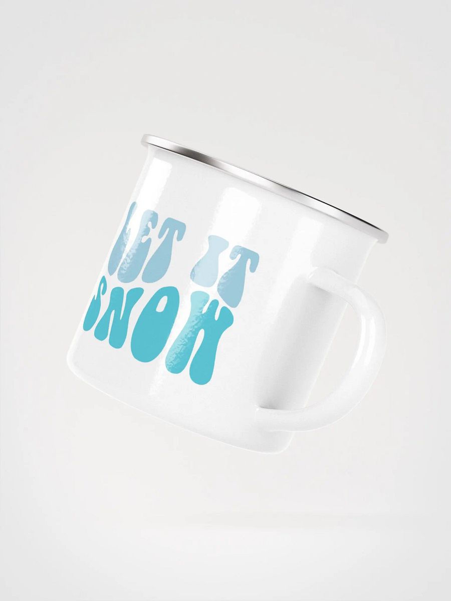 Let it Snow Enamel Mug product image (3)