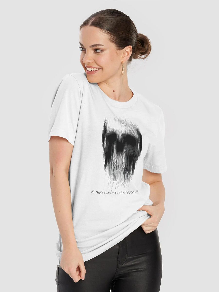 Ghostly Glitch Skull T-Shirt product image (8)