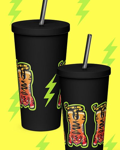 Energy-infused tumblers—ready to go! 

Strike like lightning, roar like thunder, fight like a tiger! 

We create fierce desig...