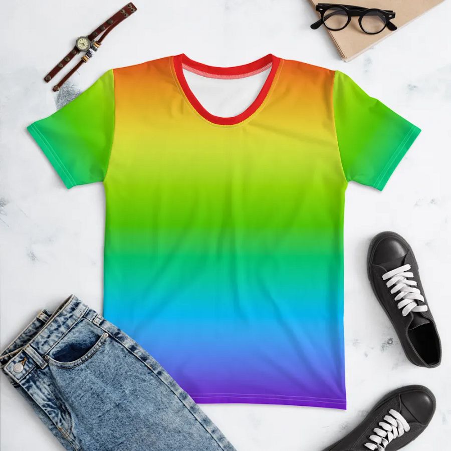 Rainbow Women's Crew Neck T-Shirt product image (5)
