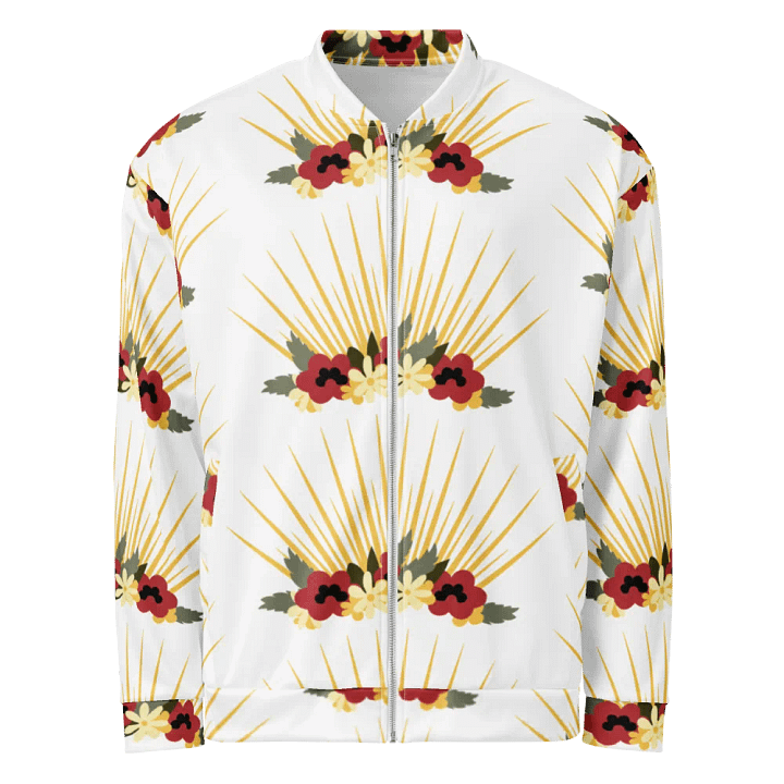 Harvest Bloom All-Over Print Bomber Jacket product image (1)