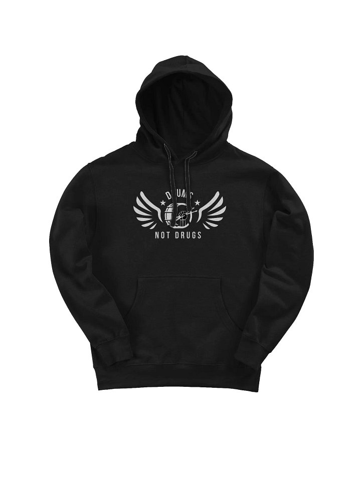 Drums Not Drugs - Black Hoodie product image (2)