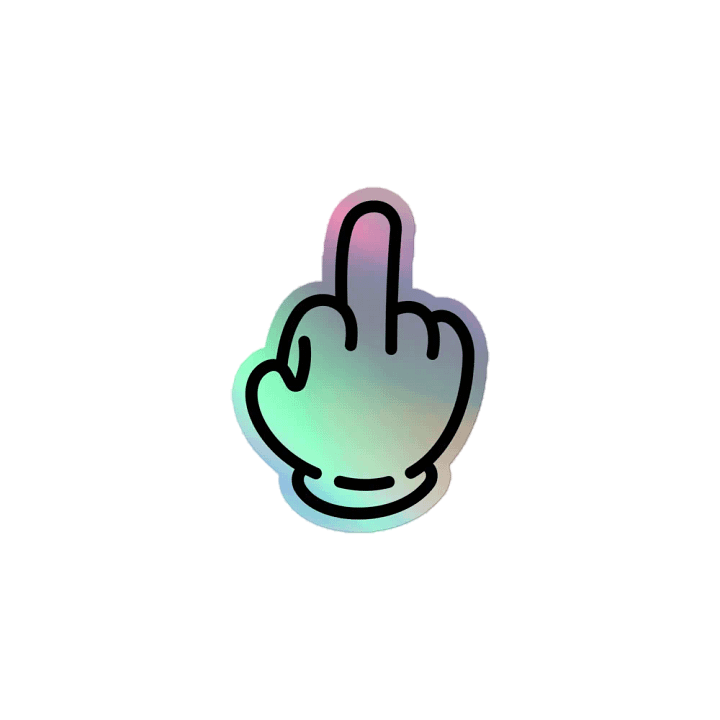 Flip off holo product image (1)