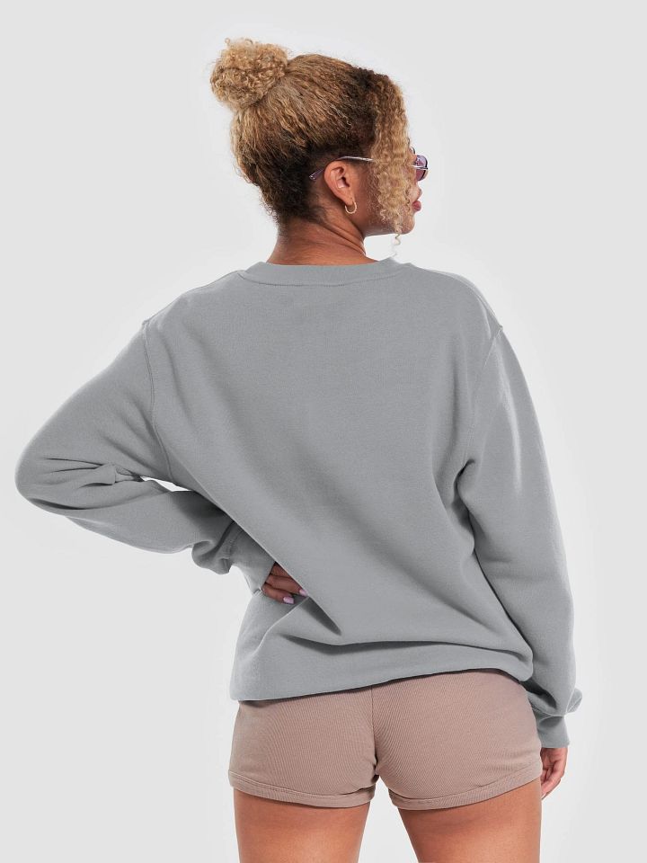 Plain Color Heather Grey Sweatshirt product image (2)
