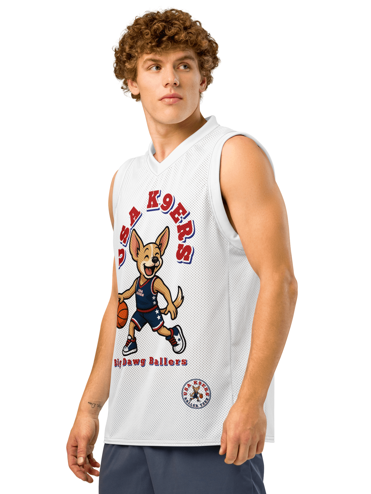 USA K9ERS Chihuahua Premium Basketball Jersey product image (4)
