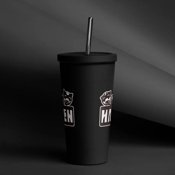 Metal Insulated Haven Logo Screw-Top Tumbler w/ Straw product image (2)