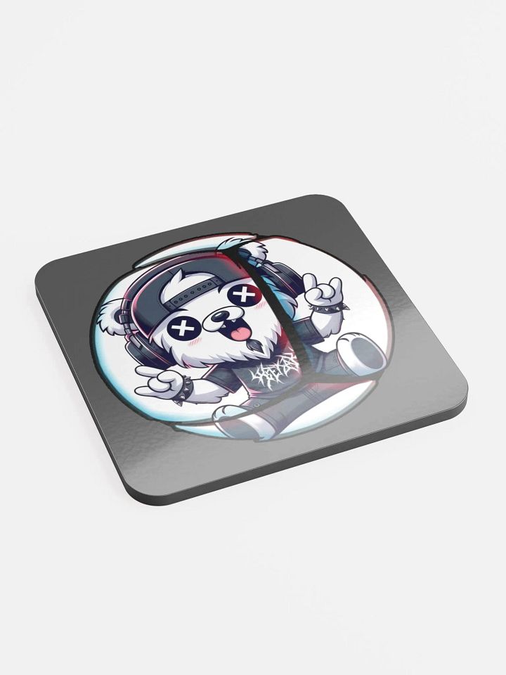 Psixkotic Bear Glossed Cork Coaster product image (2)