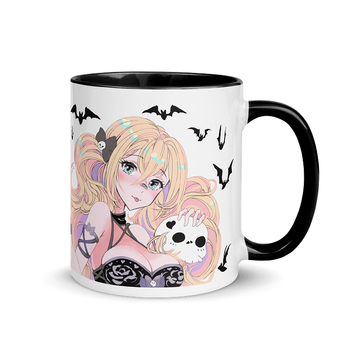 Fall 2024 SparkleGoth Waifu Mug ♥Skelly Love!♥ product image (2)