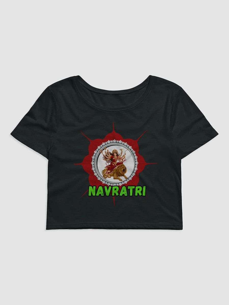 Navratri Women's Crop Tee - Enjoy the festival and Gift for your loved ones product image (2)