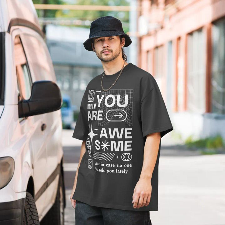 You are awesome unisex T-shirt product image (1)