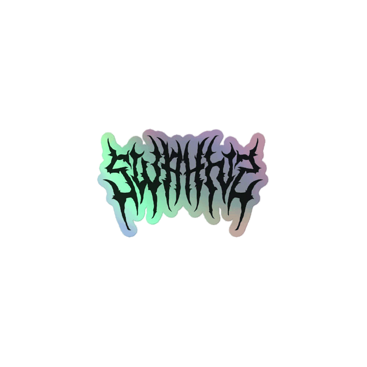 Heavy Metal Holographic Sticker product image (1)