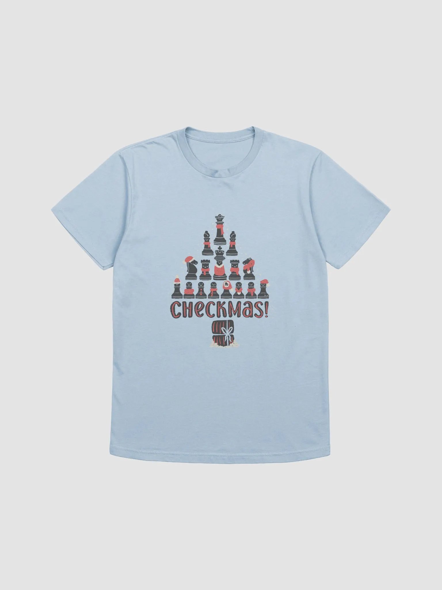 Festive Checkmate Chess Pieces Christmas Gift black Santas product image (2)