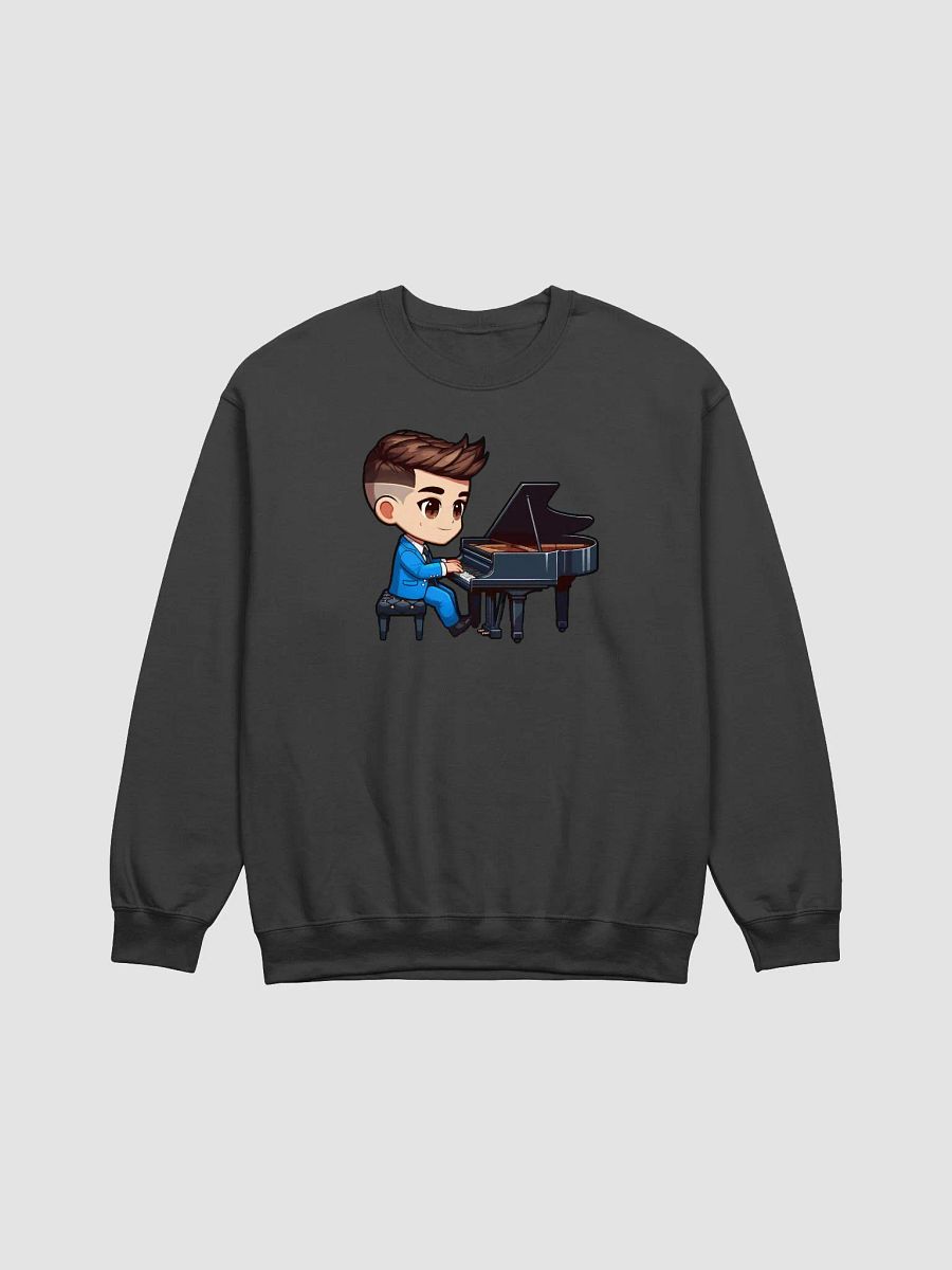 Kid Pianist Adult Crewneck Sweater product image (1)