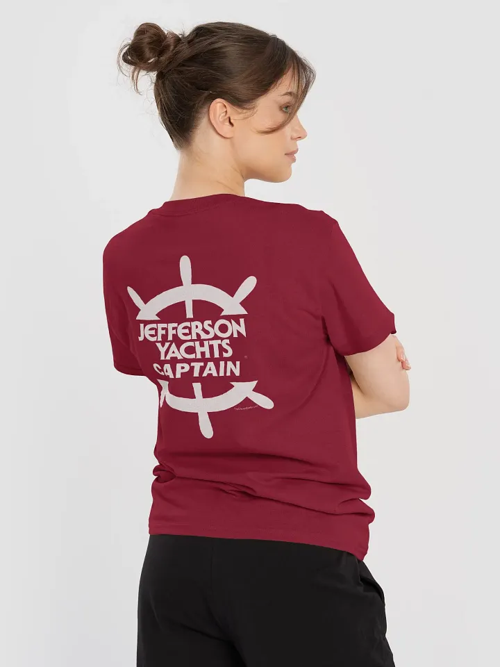 Jefferson Captain - T-Shirt - Dark Shirt w/White Logo product image (1)