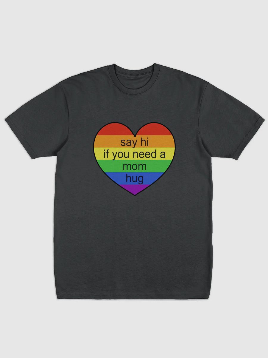 Say Hi If You Need A Mom Hug Shirt, Pride Mom Shirt, Pride Shirt, LGBTQ Shirt, Gay Shirt, Lesbian Shirt, Proud Mom Shirt, Pride Gift product image (1)