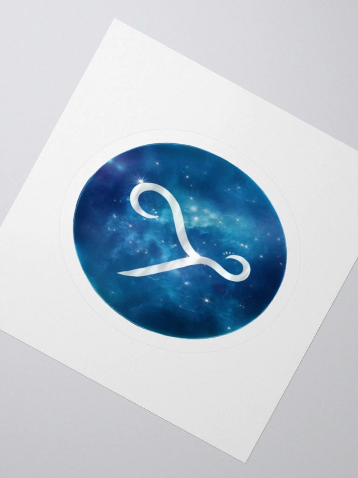 Aquarius Zodiac Kiss Cut Sticker - Exclusive Design product image (2)