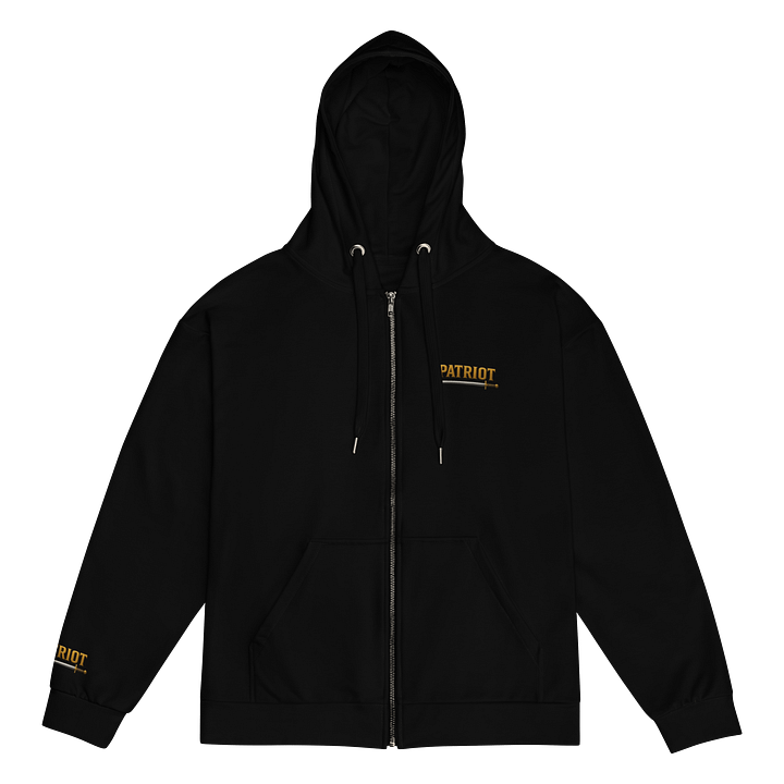 Golden Patriot Sword Unisex Zip Hoodie product image (1)