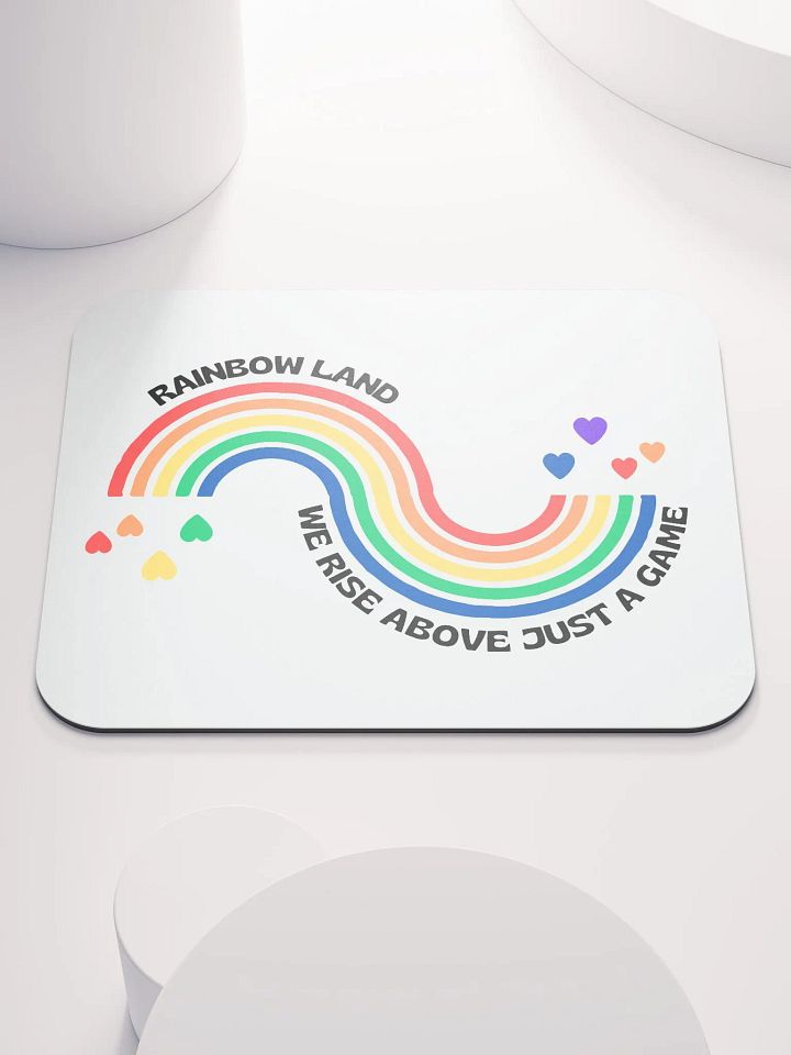 Rainbow Land Mousepad White product image (2)