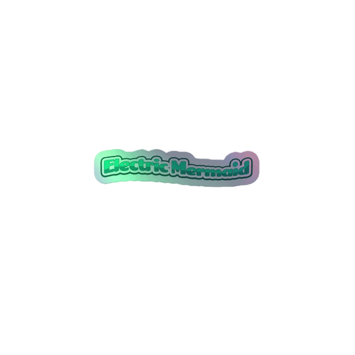 Electric Mermaid Holographic Sticker product image (1)