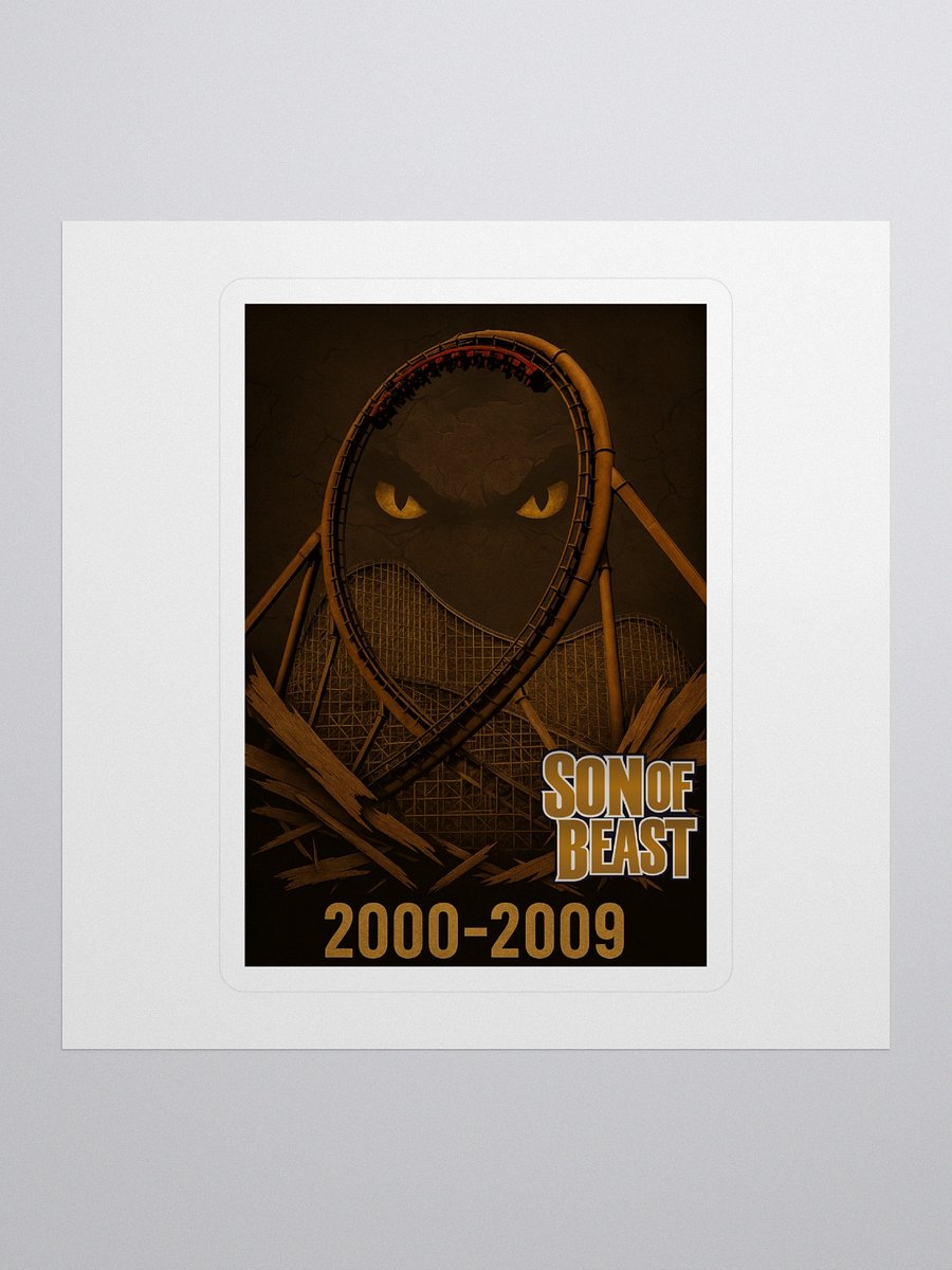 Son of Beast Roller Coaster Loop Sticker product image (1)