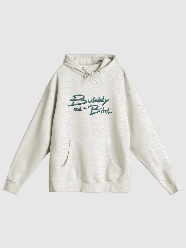 Bubbly and a B*tch (forest shadow design) printed premium pullover hoodie product image (7)