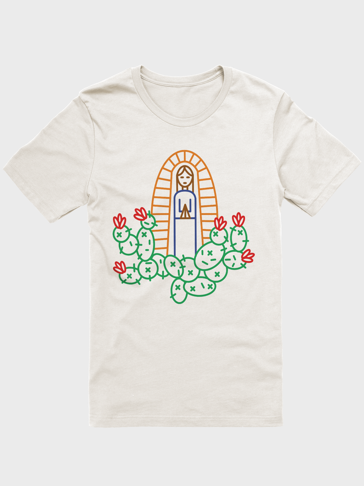 Minimalist Virgin of Guadalupe T-shirt product image (1)