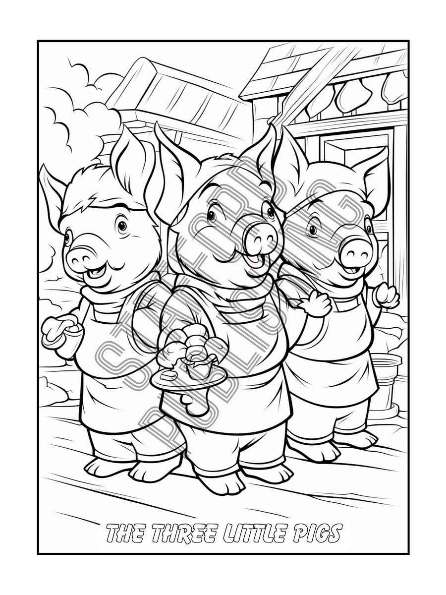 Classic Tales Coloring Book Printable Version product image (7)