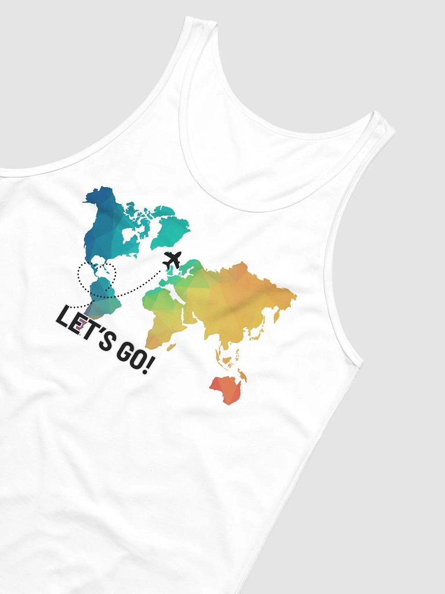 Geometric World Map Tank Top product image (53)