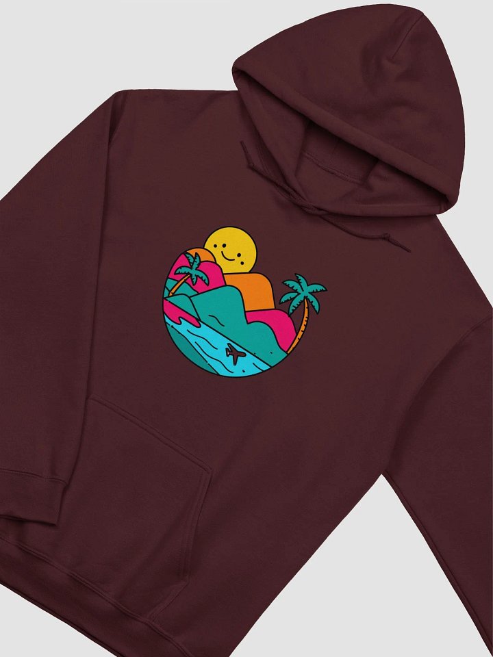 Gildan Classic Hoodie | AI Design about traveling product image (2)