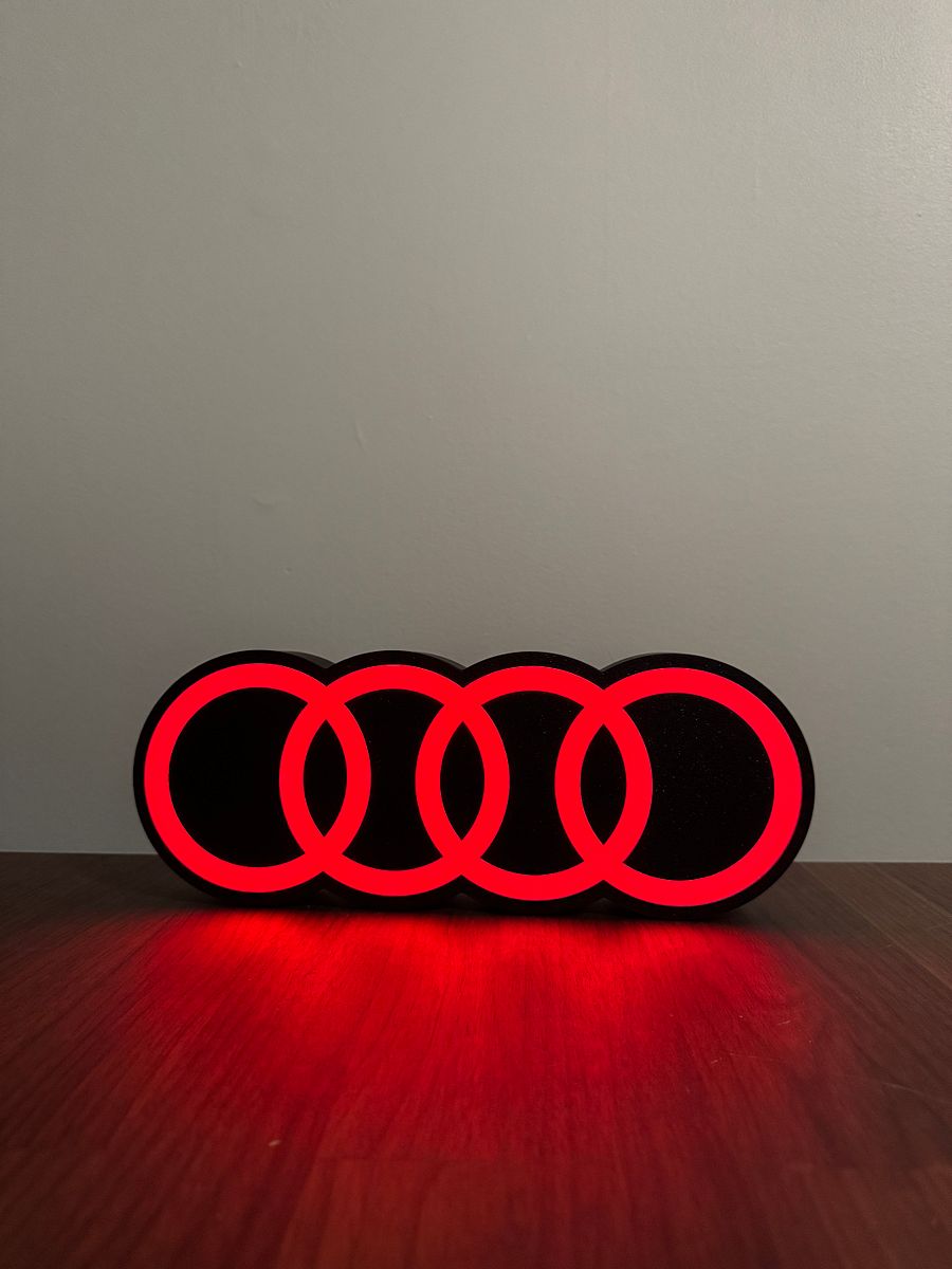 Audi Rings LED Lightbox product image (7)