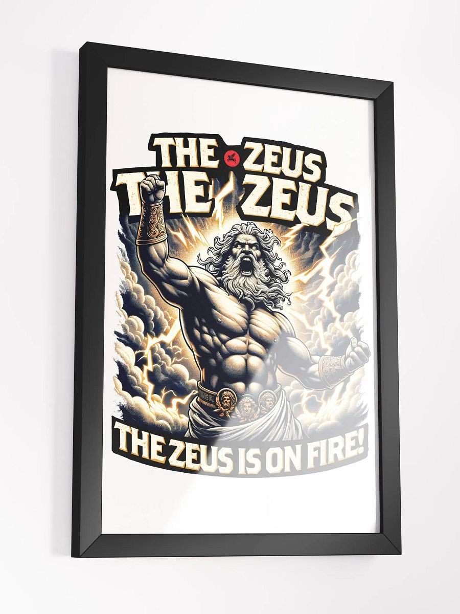 Zeus is on fire Poster product image (3)
