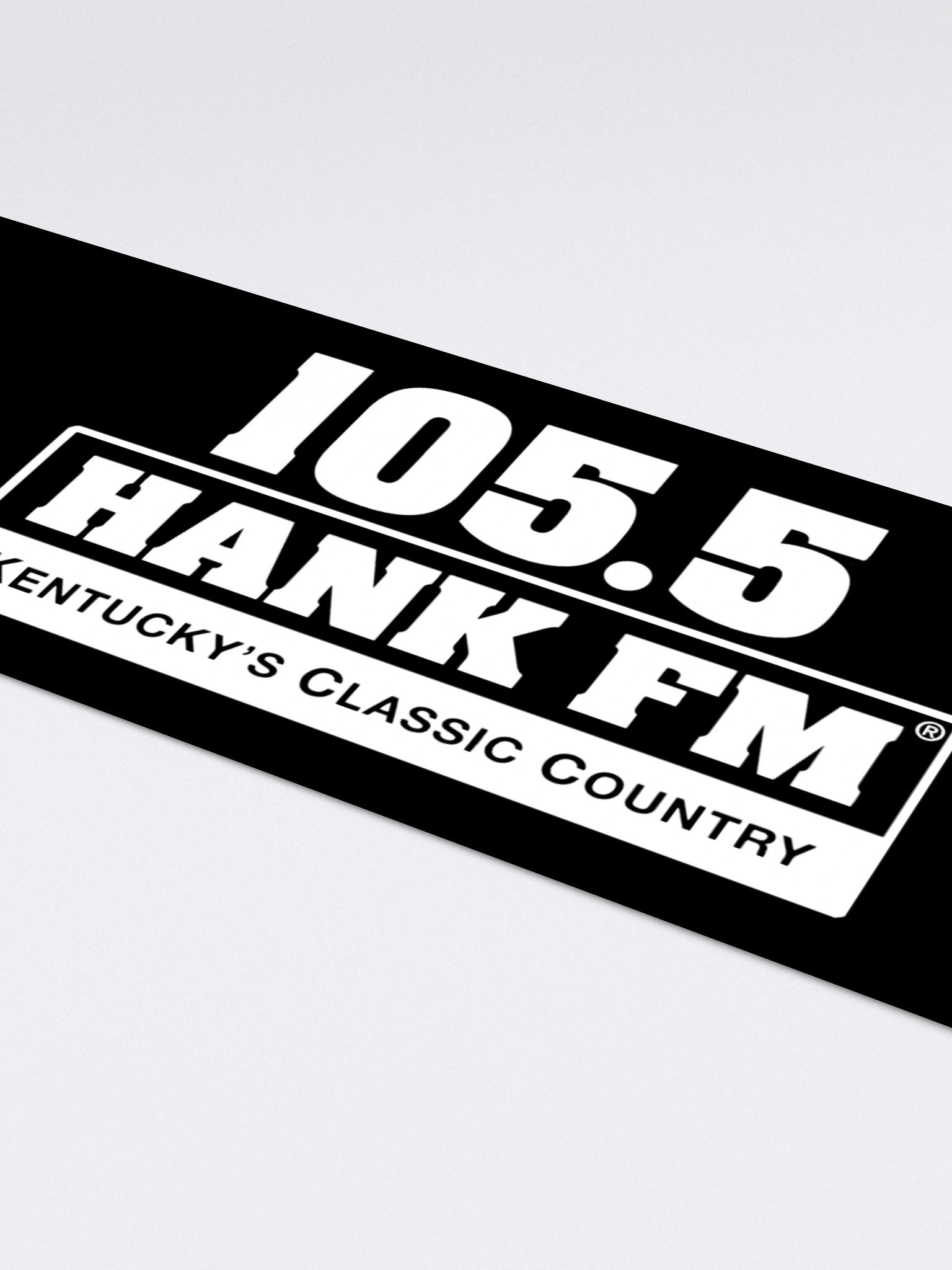 105.5 Hank Bumper sticker product image (4)