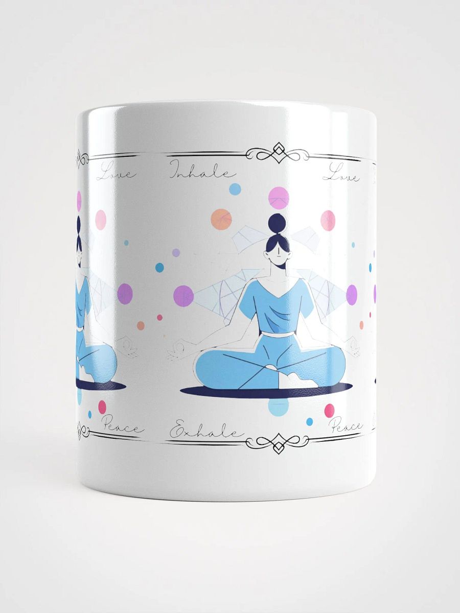 Inhale Love, Exhale Peace Mug | Inspirational Gift for Mindfulness & Wellness product image (5)