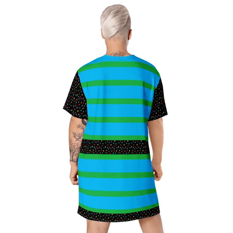 Tshirt Dress - Confetti and 8-Bit Bars product image (9)