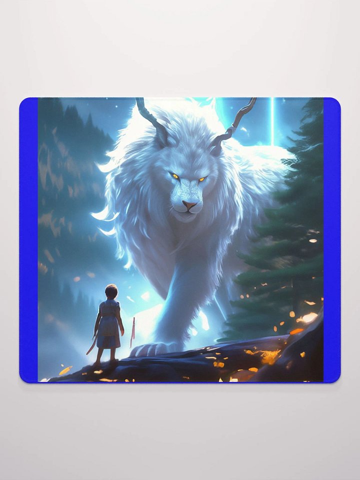 The Stone wolf Tribe design mice pad product image (4)