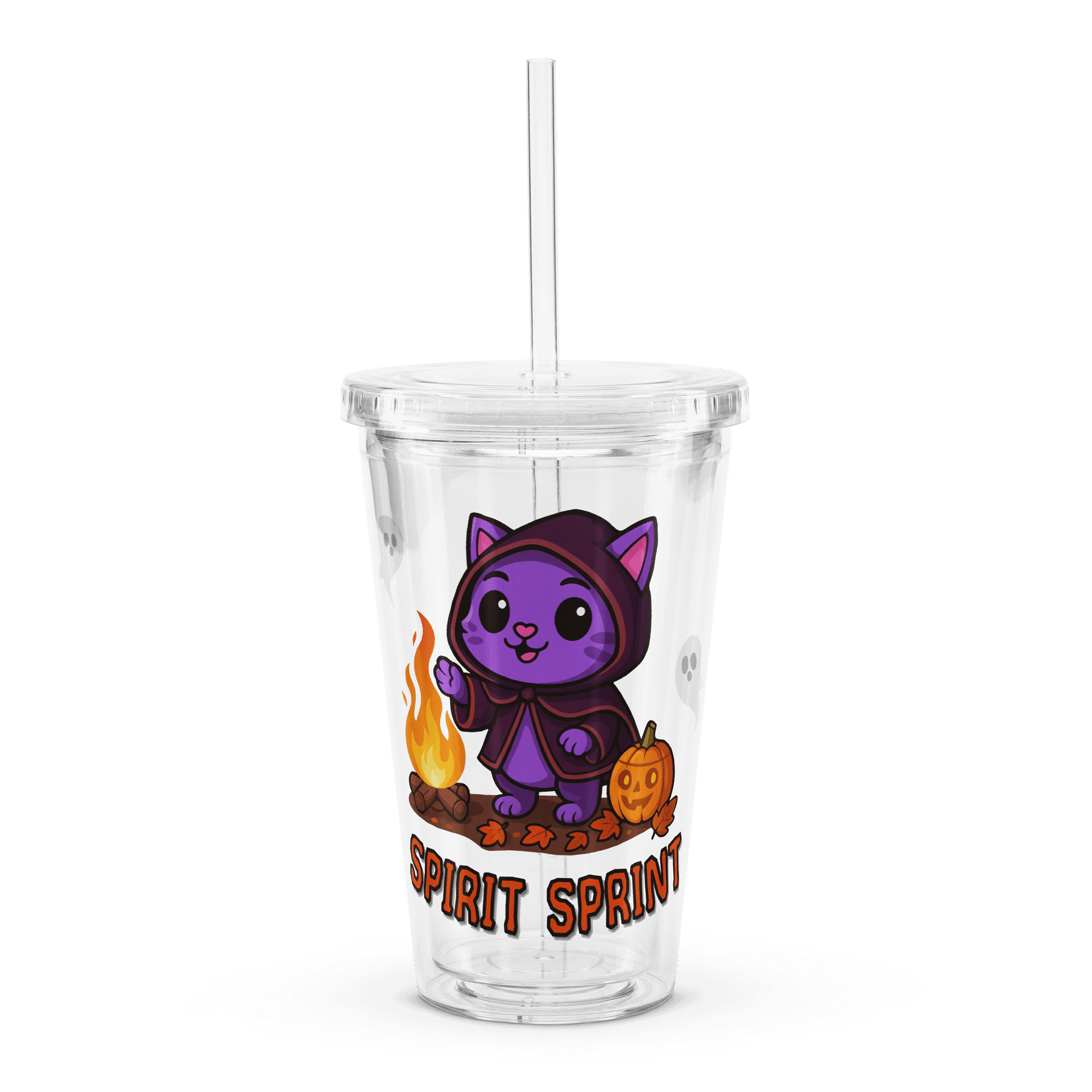 The Spirit Sprint - Double Wall Clear Plastic Tumbler product image (3)