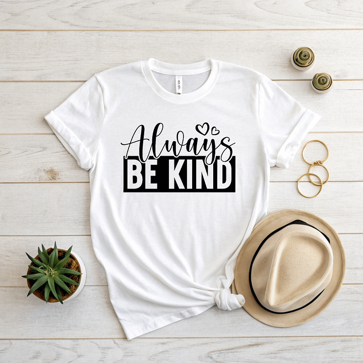 Always Be Kind - Women's White T-Shirt product image (2)