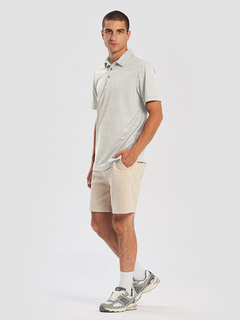 Photo showing Adidas Space-Dyed Polo Shirt