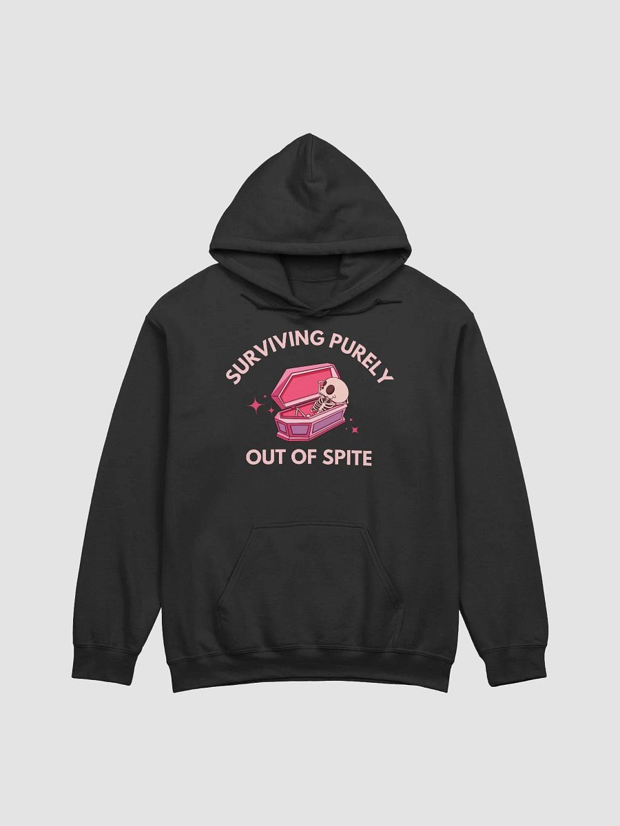 SURVIVING PURELY OUT OF SPITE HOODIE product image (1)