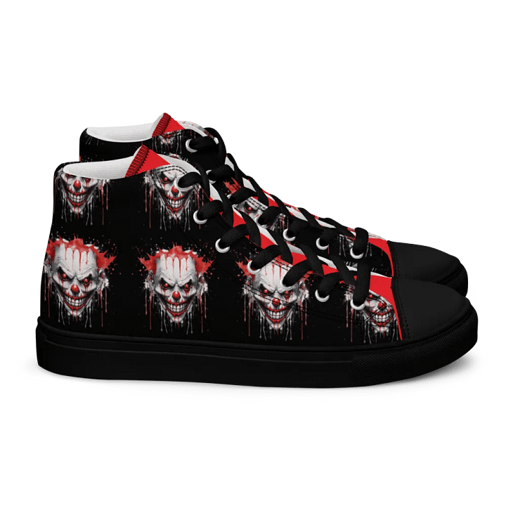 Clown Sinister Grin Men's High Tops product image (2)