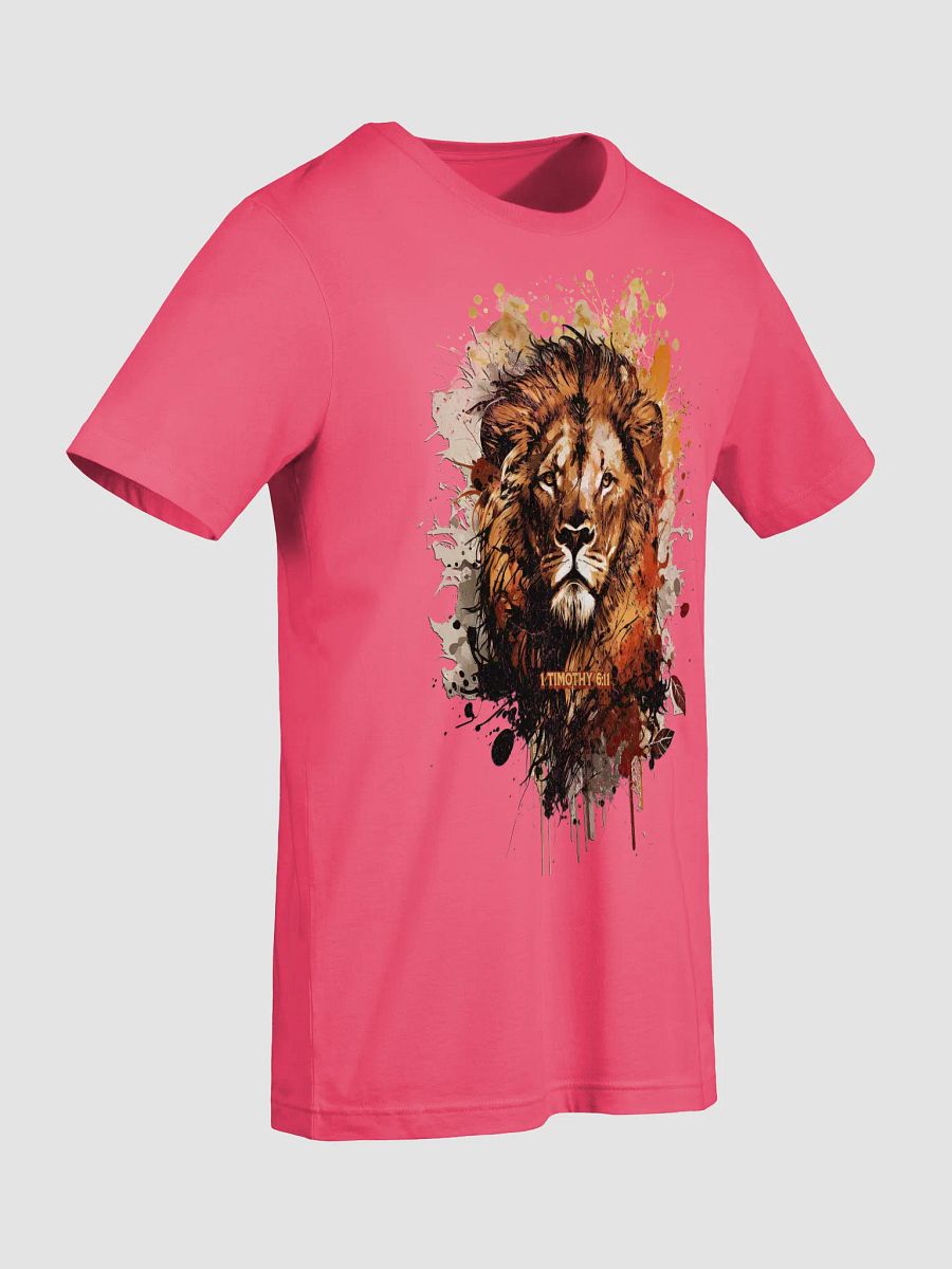 Lion Abstract 1 Timothy 6:11 Tee product image (9)