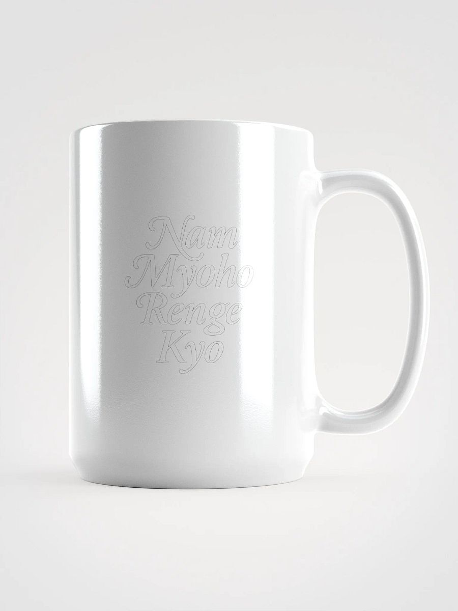 White Glossy Mug featuring Nam Myoho Renge Kyo product image (1)