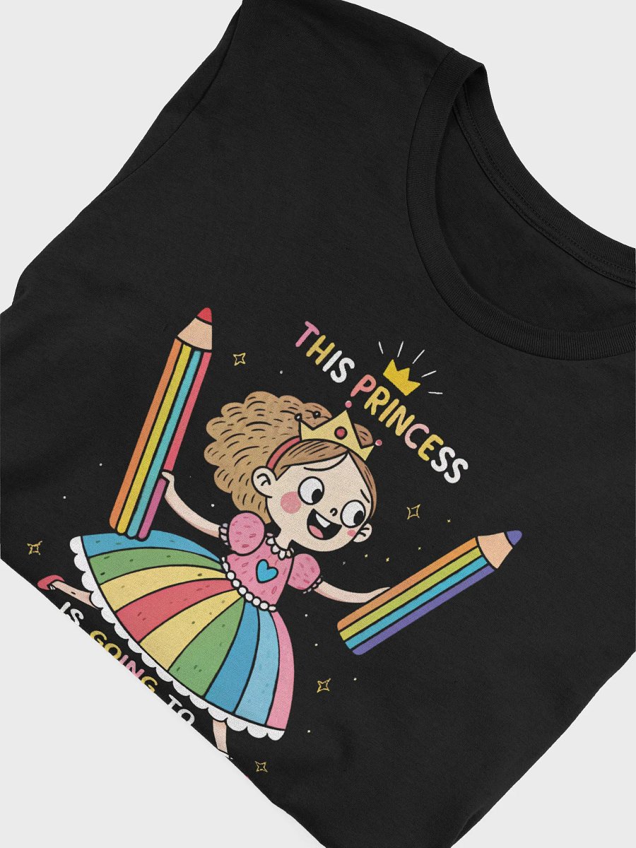 This Princess Is Going To Kindergarten T-Shirt – Cute Back to School Shirt for Girls, First Day of Kindergarten Outfit product image (5)
