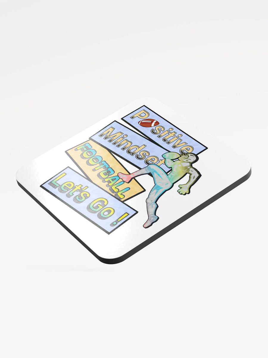 Positive Mindset Football Cork Coaster product image (4)