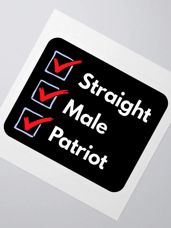 Sticker: Male Checklist product image (3)